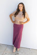 Mineral Moon Maxi Skirt - Dark Cherry