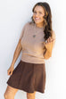 Willow Whirl Skirt - Espresso