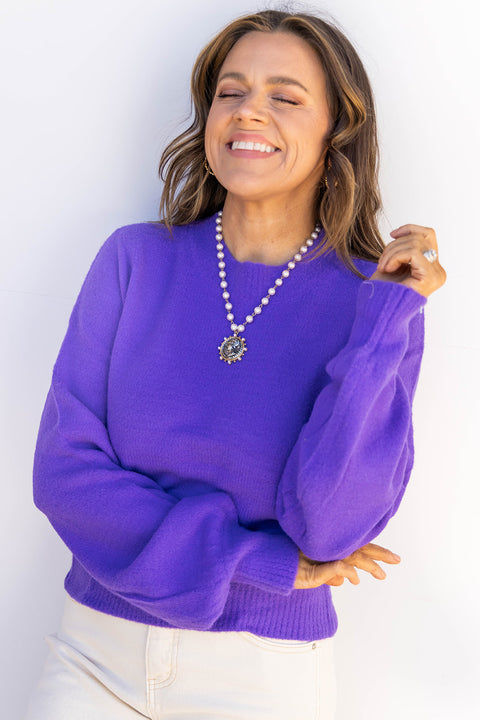 Wild Aura Crop - Wisteria