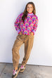 Wildberry Haze Sweater - Fuschia