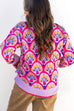 Wildberry Haze Sweater - Fuschia