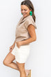 Walk The Runway Blouse - Oatmeal