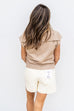 Walk The Runway Blouse - Oatmeal