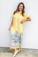 Take Me To The Met Midi Dress - Gold