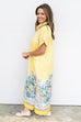 Take Me To The Met Midi Dress - Gold