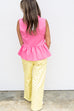 Make It Count Blouse - Pink