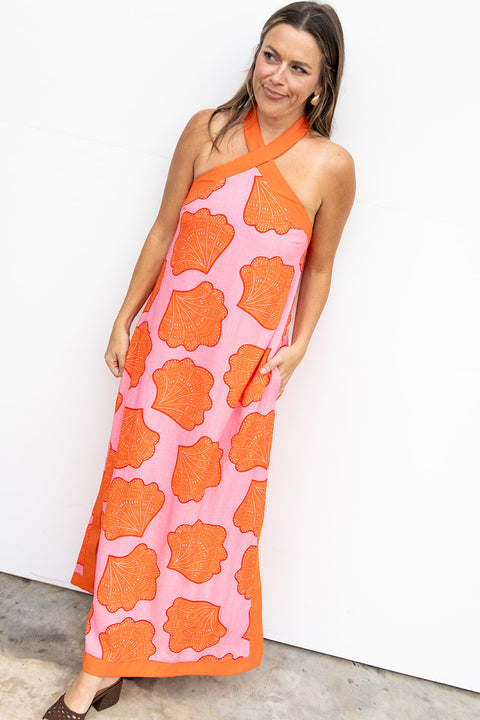 Aubrey In Mexico Maxi Dress - Pink