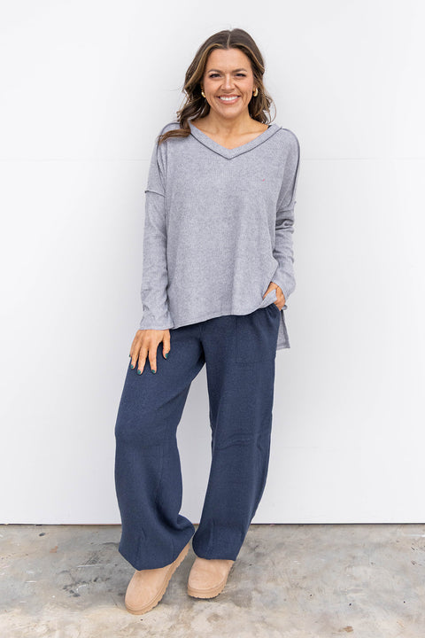 Gentle Grace Sweater - H. Grey