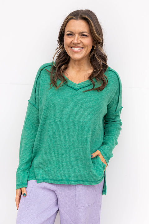 Gentle Grace Sweater - K. Green