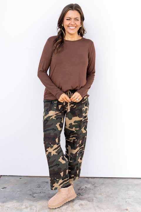 Easy Breeze Top - Brown