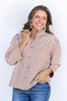 Everyday Stripe Top - Mocha