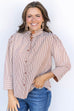 Everyday Stripe Top - Mocha