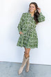 Blossom Lane Dress - Olive