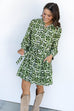 Blossom Lane Dress - Olive