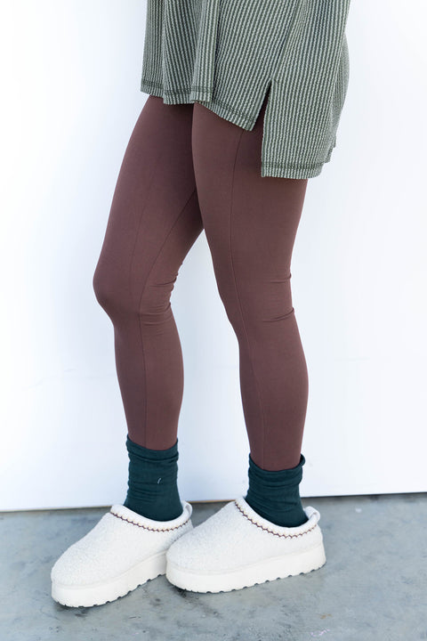 Solid Leggings * Door Buster * Brown