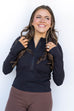 QUARTER ZIP LONG SLEEVE TOP * FINAL SALE