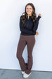 QUARTER ZIP LONG SLEEVE TOP * FINAL SALE