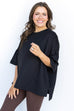 Super Soft Scuba Top - Black