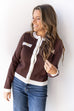 Leslie Blouse - Dark Brown