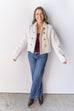 What A Feelin Jacket - Beige