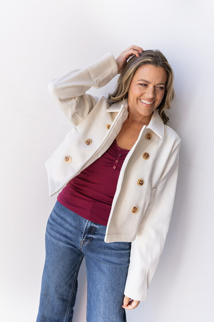 What A Feelin Jacket - Beige