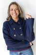 What A Feelin Jacket - Navy
