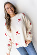 Tie It In A Bow sweater- Ecru