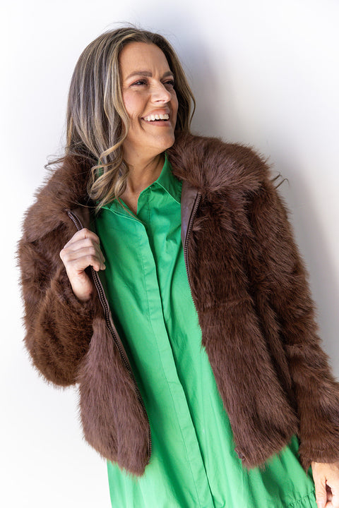 I Can Only Imagine Jacket - Brown