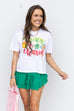 Lucky Charm Cropped Boxy - White