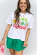 Lucky Charm Cropped Boxy - White