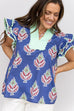 Watermelon Sugar Blouse - Blue