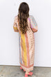 Storybook Kaftan Dress - Beige Multi