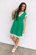 Poolside Pop Dress - Green