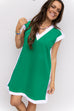 Poolside Pop Dress - Green