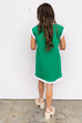 Poolside Pop Dress - Green
