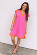 Poolside Pop Dress - Pink