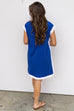 Poolside Pop Dress - Royal