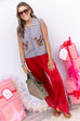 Jingle Bell Rock Pants - Red