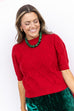 Carol Of The Bells Sweater - Scarlet