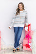 White Christmas Sweater - White Multi