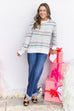 White Christmas Sweater - White Multi