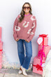 Welcome To The Ranch Sweater - Dusty Rose