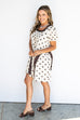 Polka Dot Daydream Dress - Brown