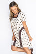 Polka Dot Daydream Dress - Brown