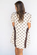 Polka Dot Daydream Dress - Brown