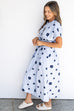 Sunday In Santorini Midi Dress - Blue