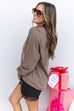 Howdy Christmas Long Sleeve - Brown