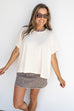 Lounge In Comfort Tee - Sand Beige