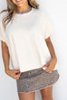 Lounge In Comfort Tee - Sand Beige