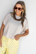 Lounge In Comfort Tee - Sand Beige